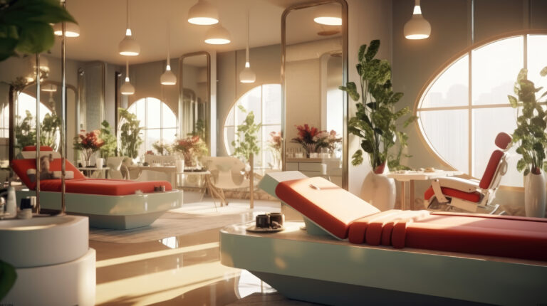 Modern beauty massage and spa place