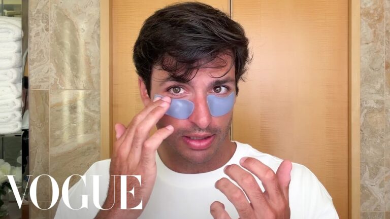 F1 Driver Carlos Sainz’s Race Day Wellness Routine | Beauty Secrets | Vogue
